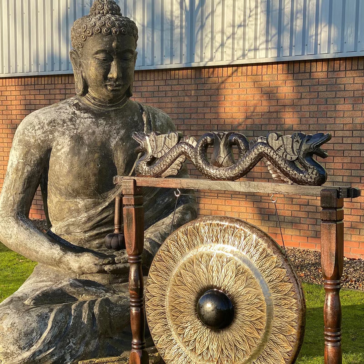 Large Antique Gong - 80cm