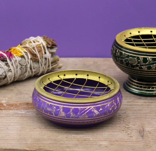 Chakra Charcoal Incense Jar