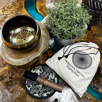 Handcrafted Singing Bowl Set (14cm)