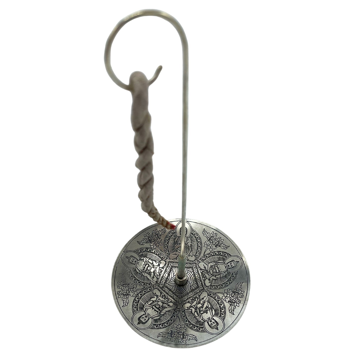 Rope Incense and Silver Plated Holder Set