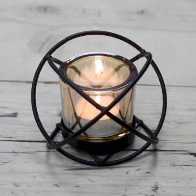 Minimalist Iron Votive Holder